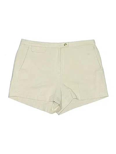 Pre-owned Jcrew Khaki Shorts In Ivory