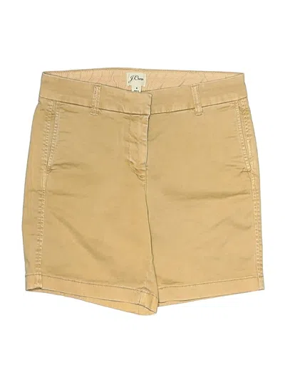 Pre-owned Jcrew Khaki Shorts In Tan