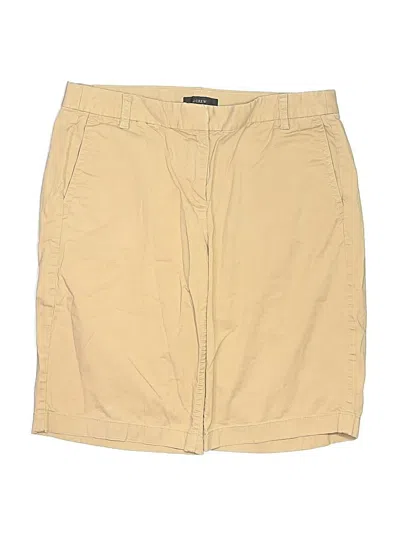 Pre-owned Jcrew Khaki Shorts In Tan