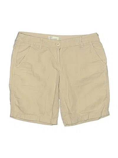 Pre-owned Jcrew Khaki Shorts In Tan