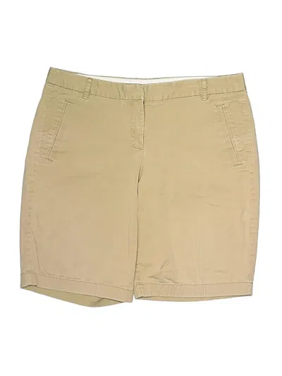 Pre-owned Jcrew Khaki Shorts In Tan