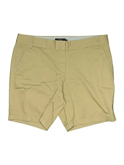 Pre-owned Jcrew Khaki Shorts In Tan