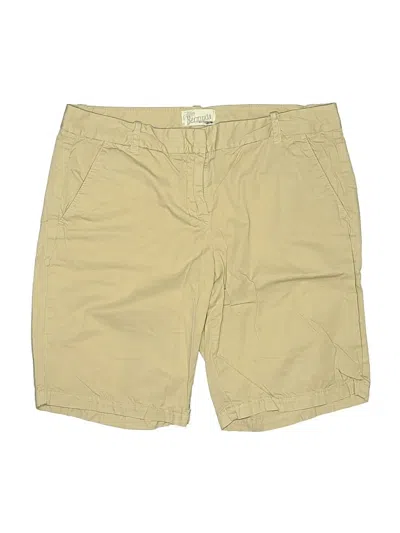 Pre-owned Jcrew Khaki Shorts In Tan