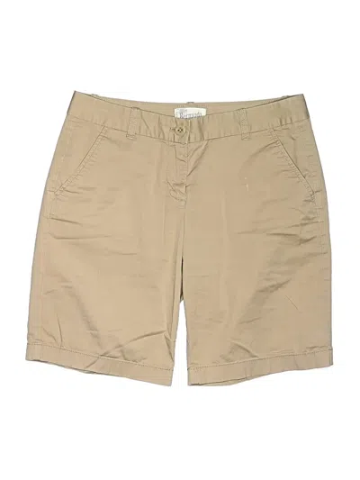 Pre-owned Jcrew Khaki Shorts In Tan