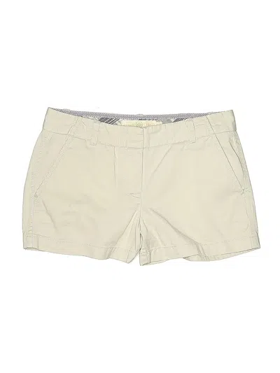 Pre-owned Jcrew Khaki Shorts In White