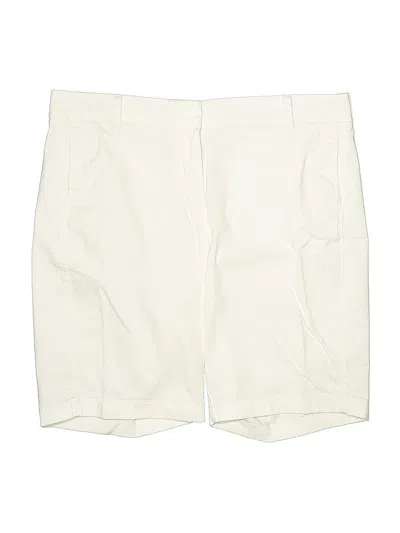 Pre-owned Jcrew Khaki Shorts In White