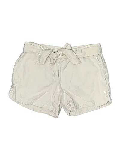 Pre-owned Jcrew Khaki Shorts In White