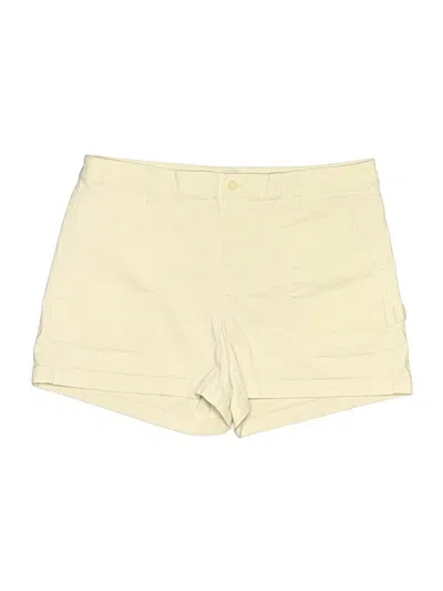Pre-owned Jcrew Khaki Shorts In White