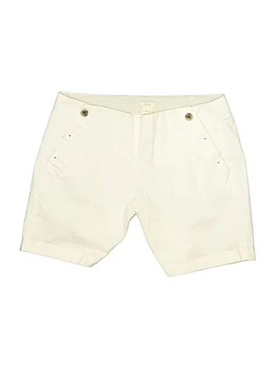 Pre-owned Jcrew Khaki Shorts In White