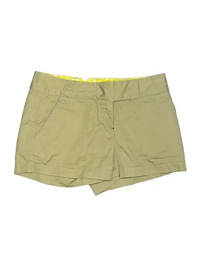 Pre-owned Jcrew Khaki Shorts In Yellow
