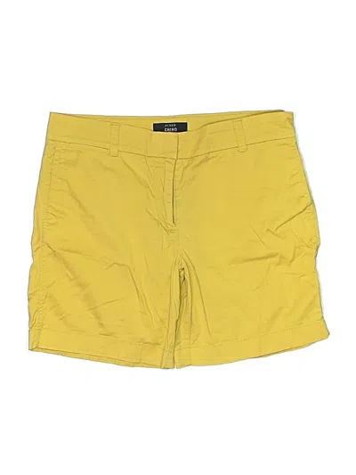 Pre-owned Jcrew Khaki Shorts In Yellow