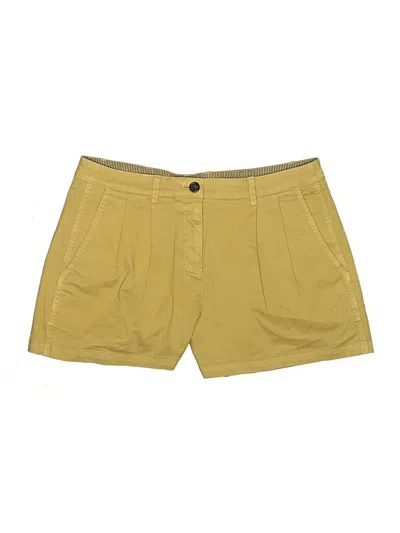 Pre-owned Jcrew Khaki Shorts In Yellow