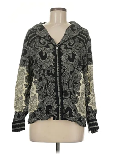 Pre-owned Jcrew Kimono In Black