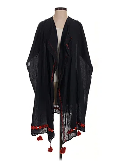 Pre-owned Jcrew Kimono In Black