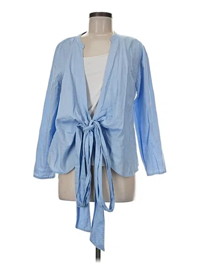 Pre-owned Jcrew Kimono In Blue
