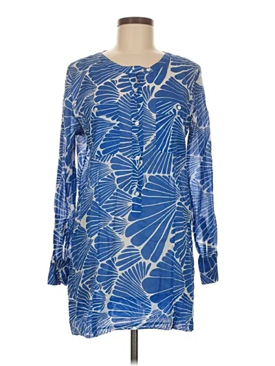 Pre-owned Jcrew Kimono In Blue