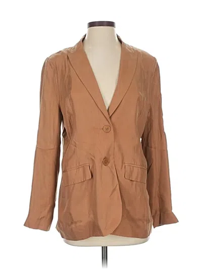 Pre-owned Jcrew Kimono In Brown