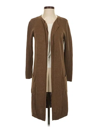 Pre-owned Jcrew Kimono In Brown