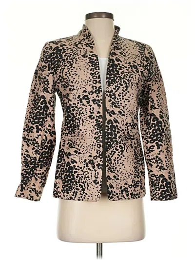 Pre-owned Jcrew Kimono In Brown