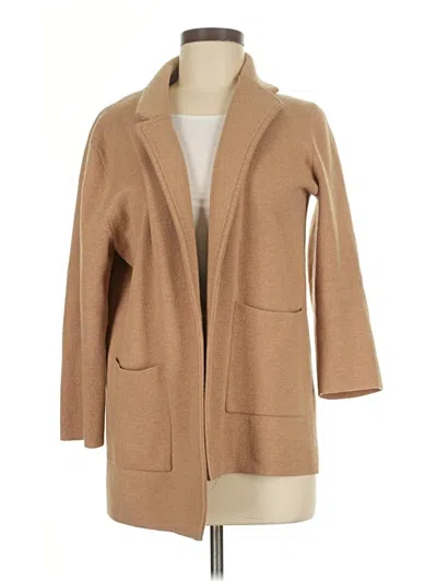 Pre-owned Jcrew Kimono In Brown