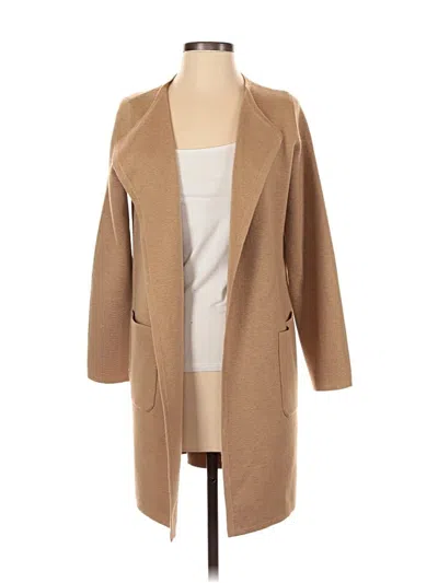 Pre-owned Jcrew Kimono In Tan