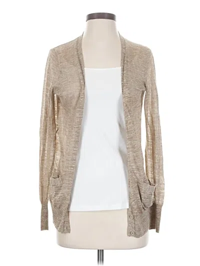 Pre-owned Jcrew Kimono In Tan