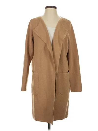 Pre-owned Jcrew Kimono In Tan