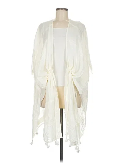 Pre-owned Jcrew Kimono In White