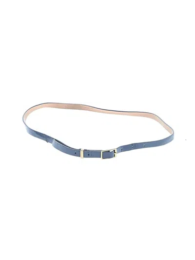 Pre-owned Jcrew Leather Belt In Blue