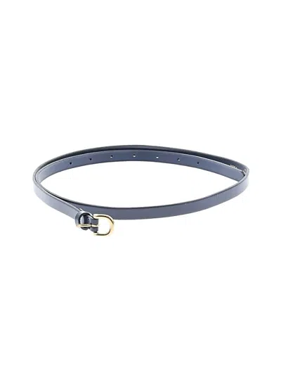 Pre-owned Jcrew Leather Belt In Blue