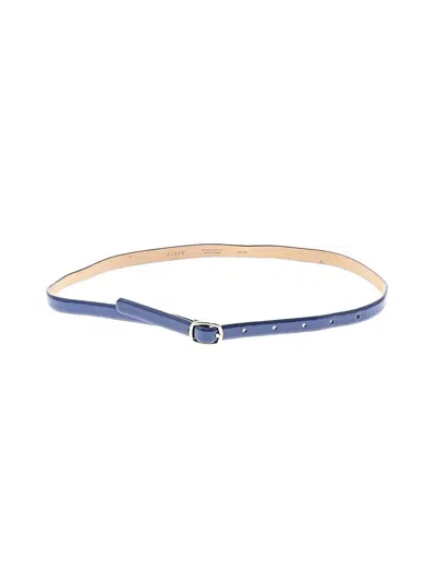 Pre-owned Jcrew Leather Belt In Blue