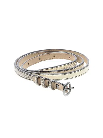 Pre-owned Jcrew Leather Belt In Brown