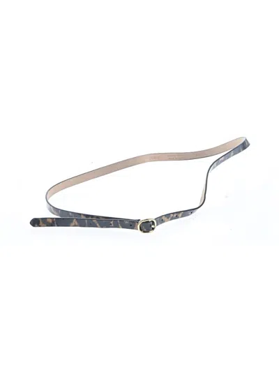 Pre-owned Jcrew Leather Belt In Brown