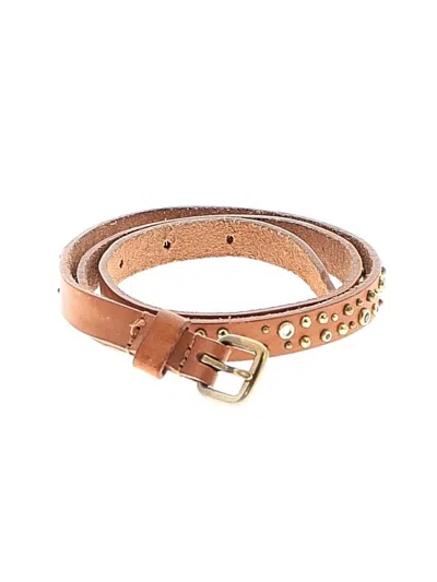 Pre-owned Jcrew Leather Belt In Brown