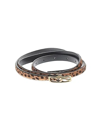 Pre-owned Jcrew Leather Belt In Brown