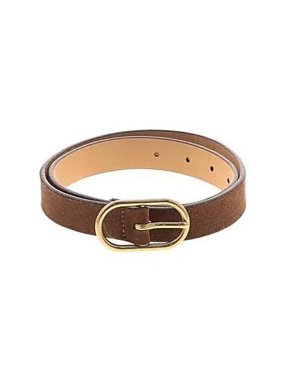 Pre-owned Jcrew Leather Belt In Brown