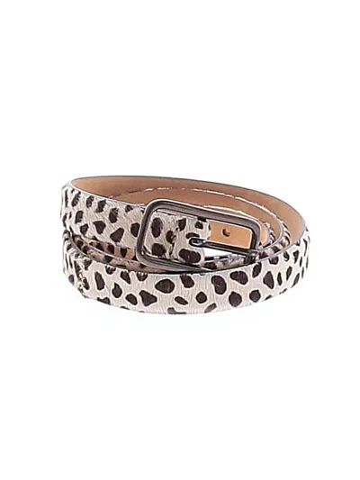 Pre-owned Jcrew Leather Belt In Brown