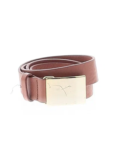 Pre-owned Jcrew Leather Belt In Pink