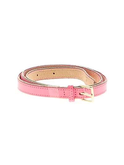 Pre-owned Jcrew Leather Belt In Pink
