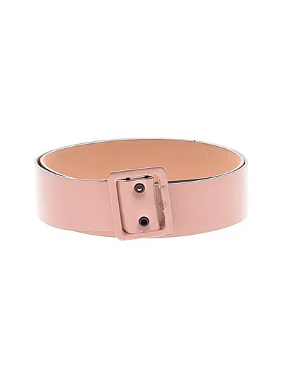 Pre-owned Jcrew Leather Belt In Pink