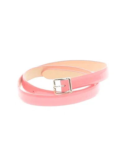 Pre-owned Jcrew Leather Belt In Pink