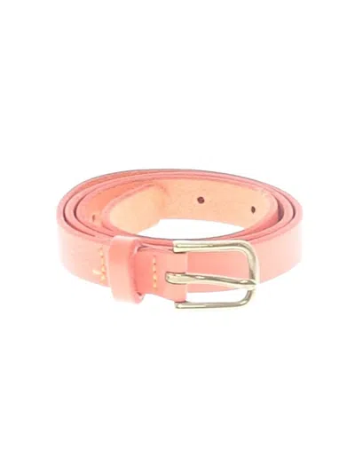 Pre-owned Jcrew Leather Belt In Pink