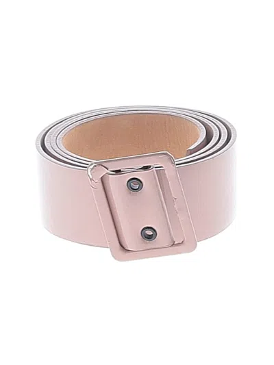 Pre-owned Jcrew Leather Belt In Pink