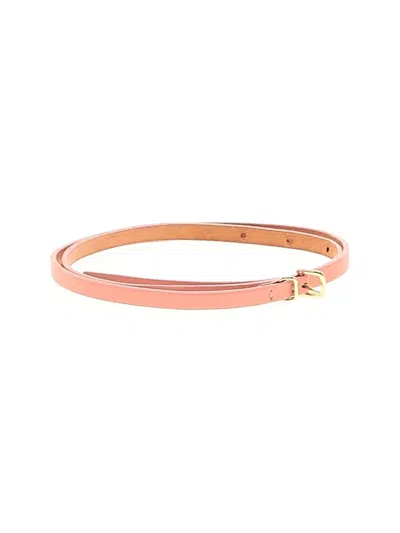 Pre-owned Jcrew Leather Belt In Pink