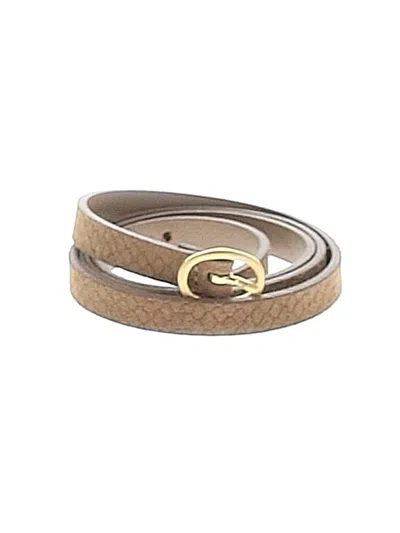 Pre-owned Jcrew Leather Belt In Tan