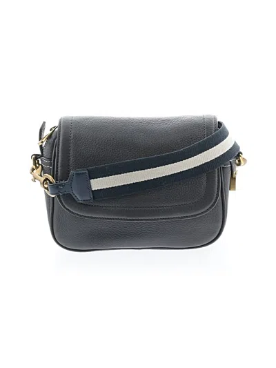 Pre-owned Jcrew Leather Crossbody Bag In Gray