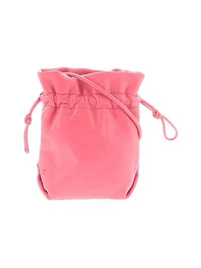 Pre-owned Jcrew Leather Crossbody Bag In Pink