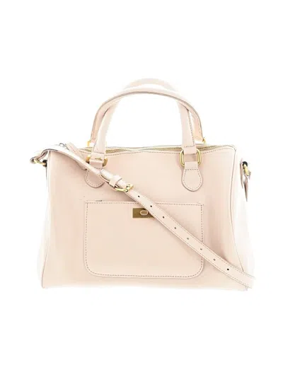 Pre-owned Jcrew Leather Satchel In Brown