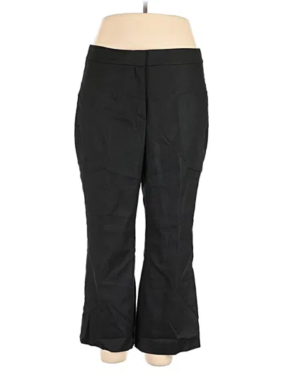 Pre-owned Jcrew Linen Pants In Black