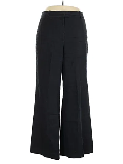 Pre-owned Jcrew Linen Pants In Black